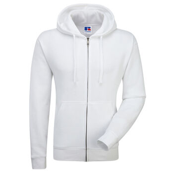 Russell Men's Authentic Zipped Hood White