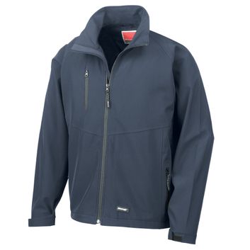 Result Men's Base Layer Softshell Jacket Navy Blue