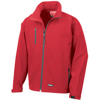 Result Men's Base Layer Softshell Jacket Red
