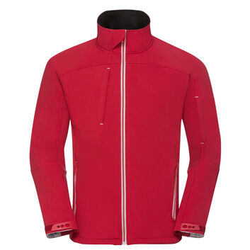 Russell Men's Bionic Softshell Jacket Classic Red