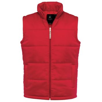 B&amp;C Men's Bodywarmer Red