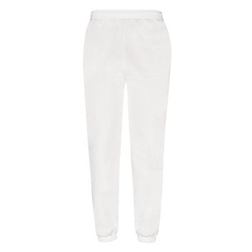 Fruit Of The Loom Men's Classic Elasticated Cuff Jog Pants White