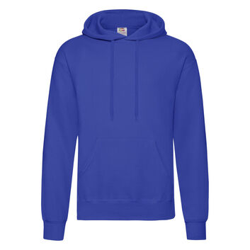 Fruit Of The Loom Men's Classic Hooded Sweat Royal