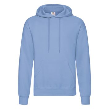 Fruit Of The Loom Men's Classic Hooded Sweat Sky Blue