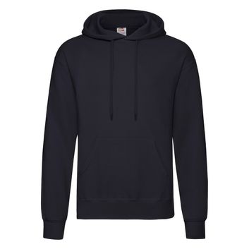 Fruit Of The Loom Men's Classic Hooded Sweat Deep Navy