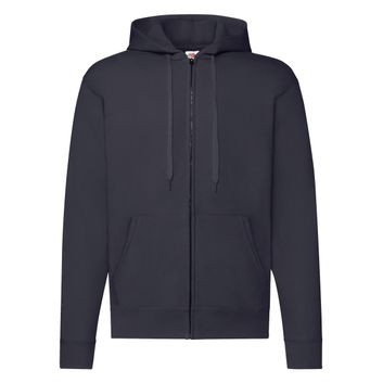Fruit Of The Loom Men's Classic Hooded Sweat Jacket Deep Navy