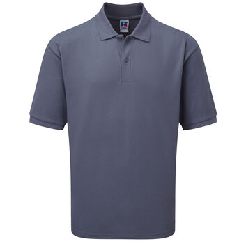 Russell Men's Classic Polycotton Polo Convoy Grey