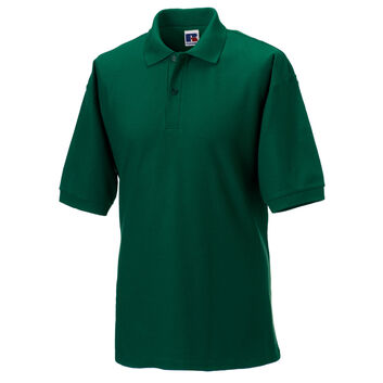 Russell Men's Classic Polycotton Polo Bottle Green
