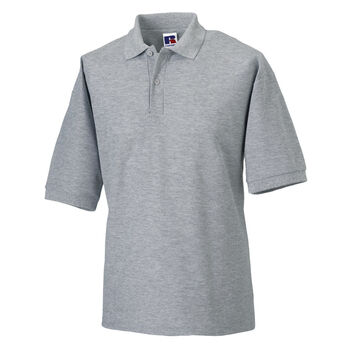 Russell Men's Classic Polycotton Polo Light Oxford