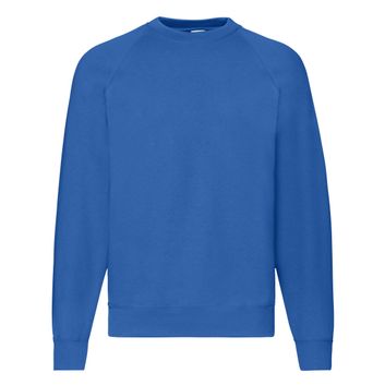 Fruit Of The Loom Men's Classic Raglan Sweat Royal