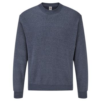 Fruit Of The Loom Men's Classic Set-In Sweatshirt Vintage Heather Navy