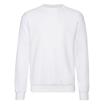 Fruit Of The Loom Men's Classic Set-In Sweatshirt White