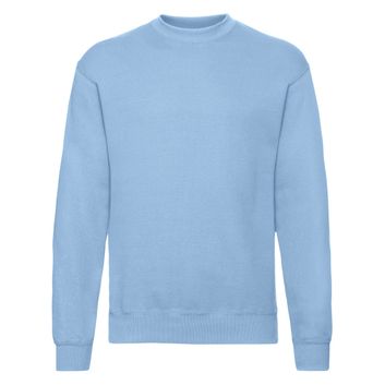 Fruit Of The Loom Men's Classic Set-In Sweatshirt Sky Blue