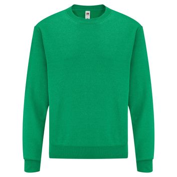 Fruit Of The Loom Men's Classic Set-In Sweatshirt Retro Heather Green