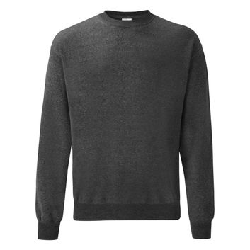 Fruit Of The Loom Men's Classic Set-In Sweatshirt Dark Heather