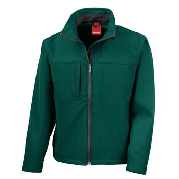 Result Men's Classic Softshell Jacket Bottle Green
