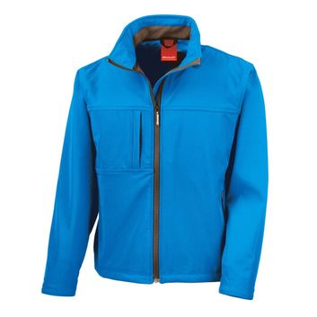 Result Men's Classic Softshell Jacket Azure Blue