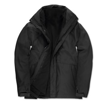 B&amp;C Men's Corporate 3-in-1 Jacket Black