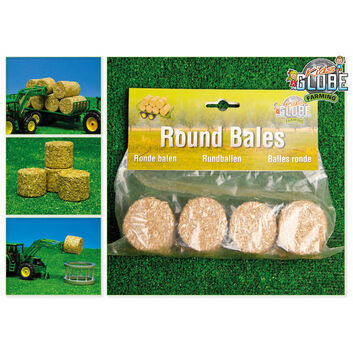 Kidsglobe Unwrapped Round Bales (4 Pack) 1:32