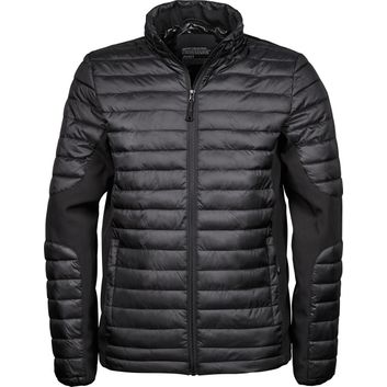 Tee Jays Men's Crossover Jacket Black/Black
