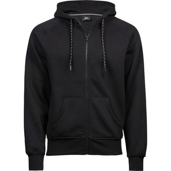 Tee Jays Men's Fashion Full Zip Hood Black