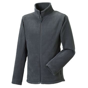 Russell Men's Full Zip Outdoor Fleece Convoy Grey