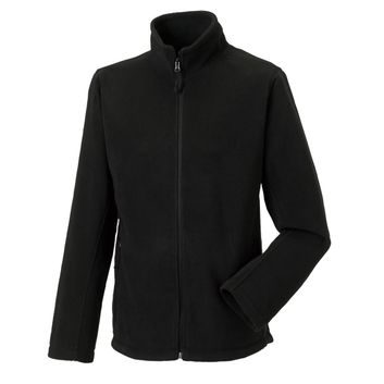 Russell Men's Full Zip Outdoor Fleece Black