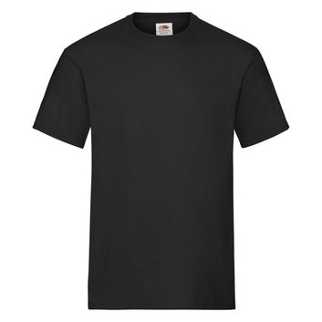 Fruit Of The Loom Men's Heavy T-Shirt Black