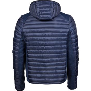 Tee Jays Men's Hooded Outdoor Crossover Navy/Navy Melange