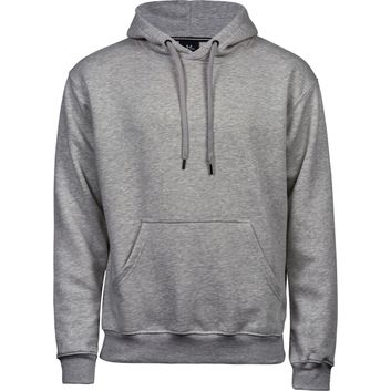 Tee Jays Men's Hooded Sweatshirt Heather Grey