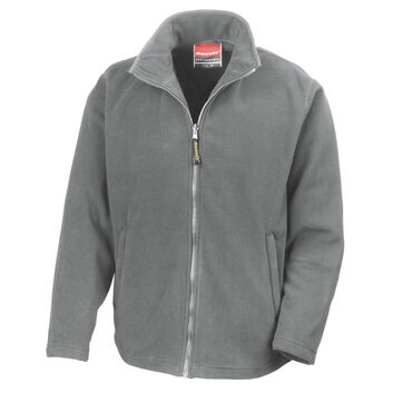 Result Men's Horizon High Grade Microfleece Jacket Light Grey
