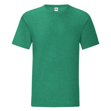 Fruit Of The Loom Men's Iconic 150 Tee Retro Heather Green