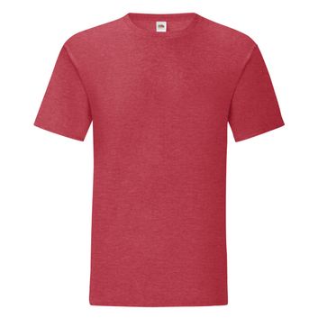 Fruit Of The Loom Men's Iconic 150 Tee Vintage Heather Red