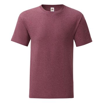 Fruit Of The Loom Men's Iconic 150 Tee Heather Burgundy