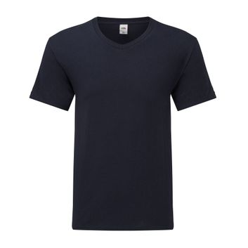 Fruit Of The Loom Men's Iconic 150 V-Neck T Deep Navy