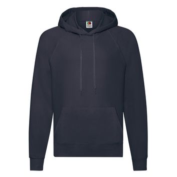 Fruit Of The Loom Men's Lightweight Hooded Sweat Deep Navy