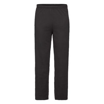 Fruit Of The Loom Men's Lightweight Open Hem Jog Pant Black