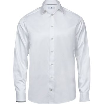 Tee Jays Men's Luxury Shirt Comfort Fit White