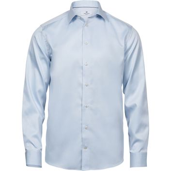 Tee Jays Men's Luxury Shirt Comfort Fit Light Blue