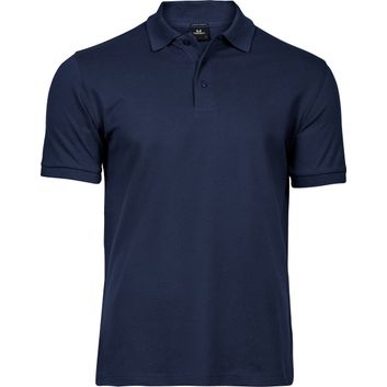 Tee Jays Men's Luxury Stretch Polo Navy Blue