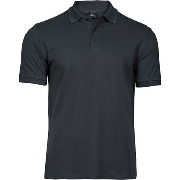 Tee Jays Men's Luxury Stretch Polo Dark Grey