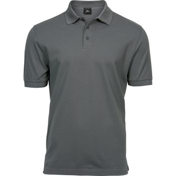 Tee Jays Men's Luxury Stretch Polo Powder Grey