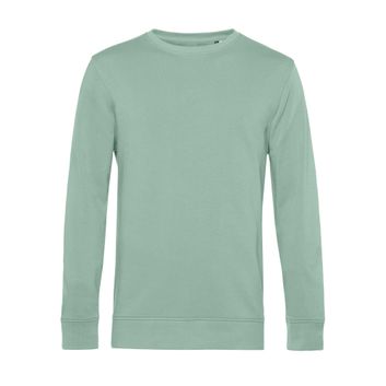 B&amp;C Men's Organic Crew Neck Sweat Sage