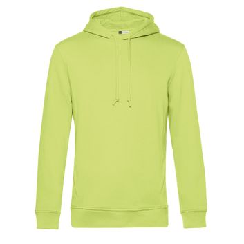 B&amp;C Men's Organic Hooded Sweat Lime