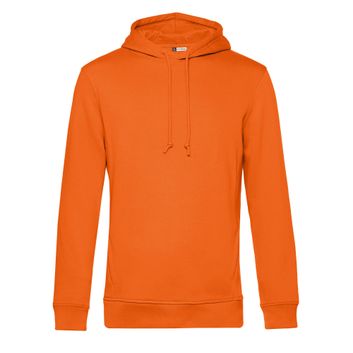 B&amp;C Men's Organic Hooded Sweat Pure Orange