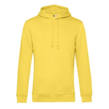B&amp;C Men's Organic Hooded Sweat Yellow Fizz