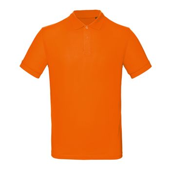 B&amp;C Men's Organic Inspire Polo Orange
