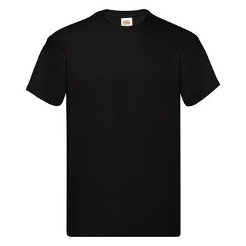 Fruit Of The Loom Men's Original T-Shirt Black