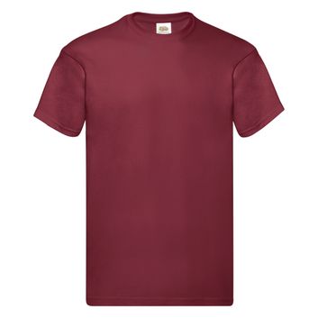 Fruit Of The Loom Men's Original T-Shirt Brick Red