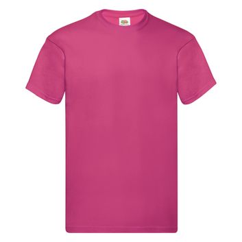 Fruit Of The Loom Men's Original T-Shirt Fuchsia